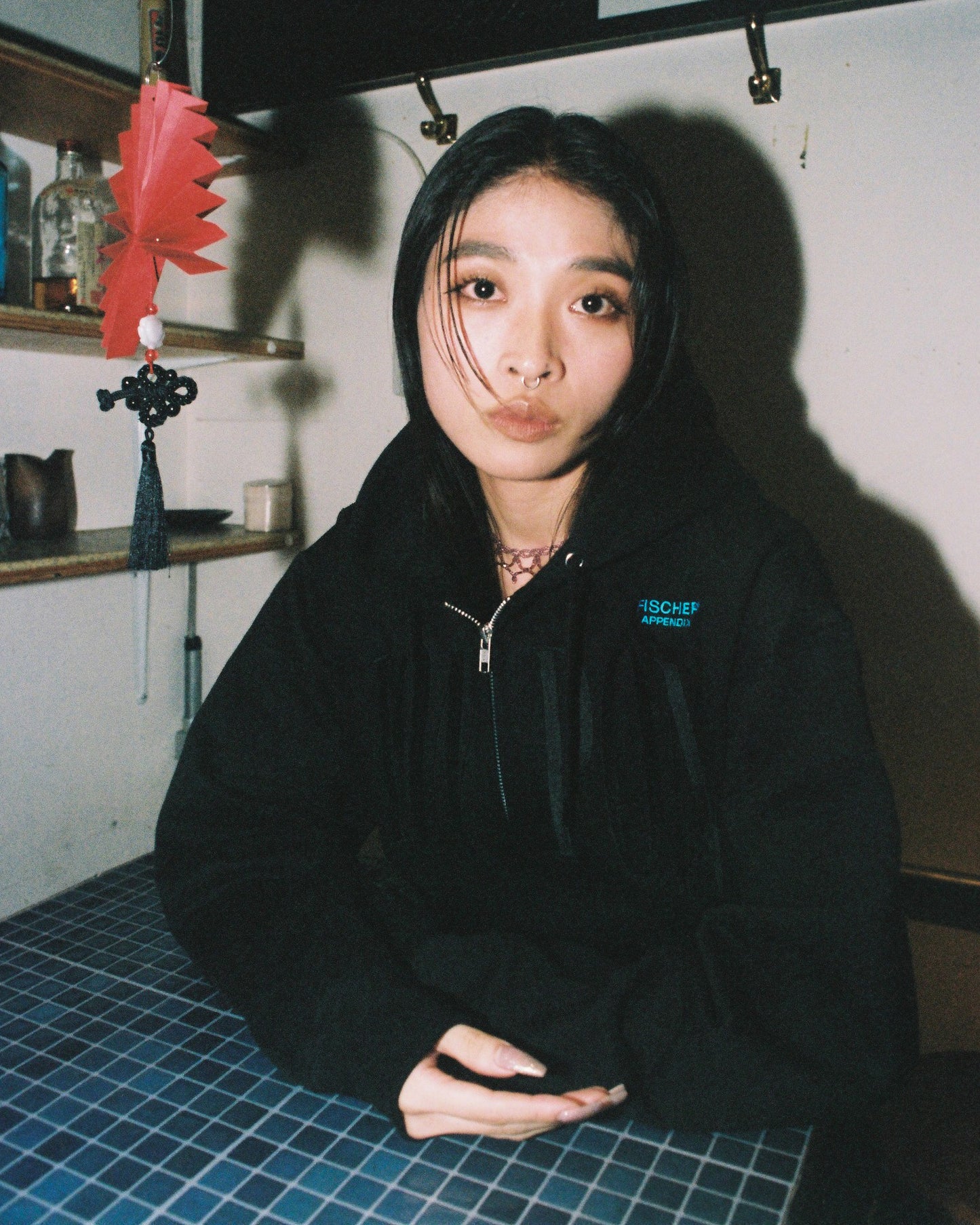 BLACK ARCH ZIP UP BY FISCHER APPENDIX